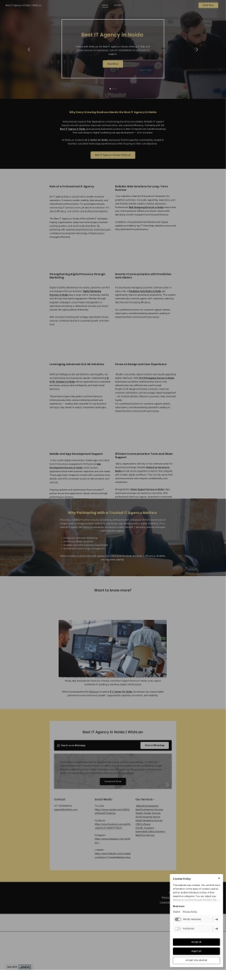 Why Every Growing Business Needs the Best IT Agency in Noida