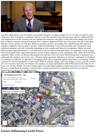 How Much Does It Cost To Employ An Injury Lawyer? An Easy Overview