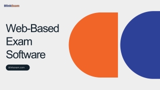 Web-Based Exam Software