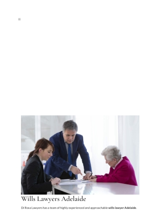 Will Lawyers Adelaide