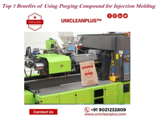 Top Benefits of Using Purging Compound in Injection Molding