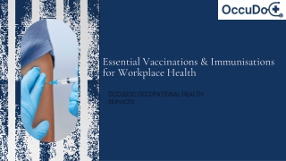 Vaccinations & Immunisations