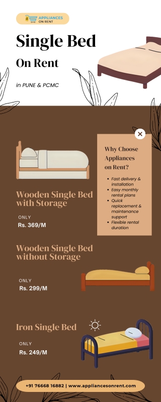 Single Bed on Rent – Affordable, Comfortable & Flexible Options