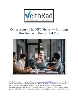 Cybersecurity in DIFC Firms