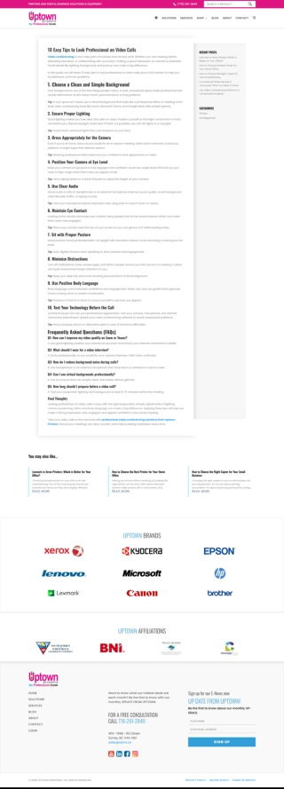 10 Easy Tips to Look Professional on Video Calls