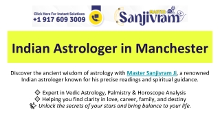 Indian Astrologer in Manchester – Master Sanjivram Ji