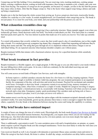 How Respite Care Services Can Stop Caretaker Exhaustion: A Lifeline for Lasting