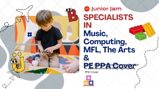 Why Choose Junior Jam for PPA Cover and PPA Art Specialists