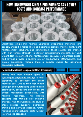 Lightweight Durable Glass Fiber Solutions