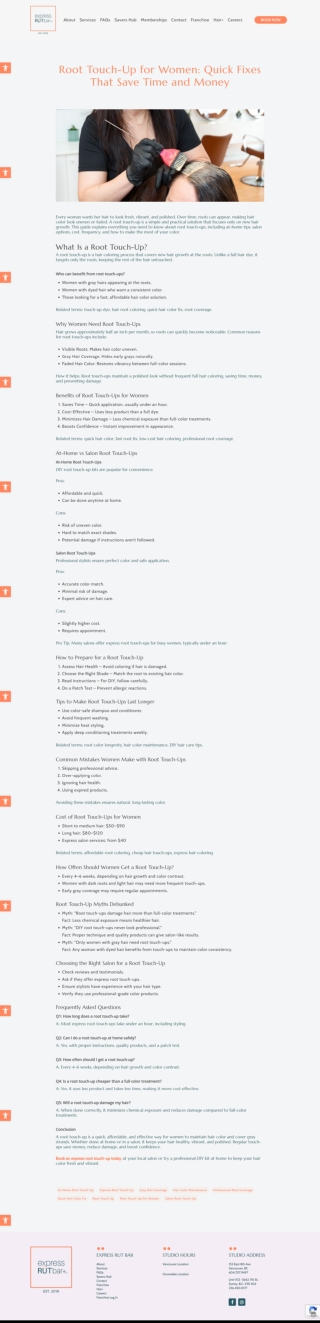 Root Touch-Up for Women Quick Fixes That Save Time and Money