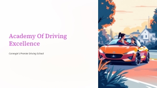 Professional Driving School in Carnegie | Academy Of Driving Excellence