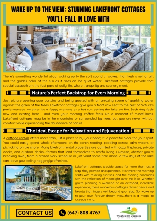 Affordable Cottages For Your Perfect Staycation