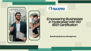Upgrade Your Business with ISO Certification in Hyderabad
