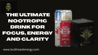 The Ultimate Nootropic Drink for Focus, Energy and Clarity