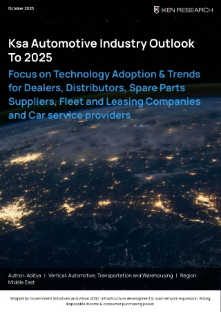 KSA Automotive Industry Segmentation & Vehicle Breakdown 2025 | Ken Research
