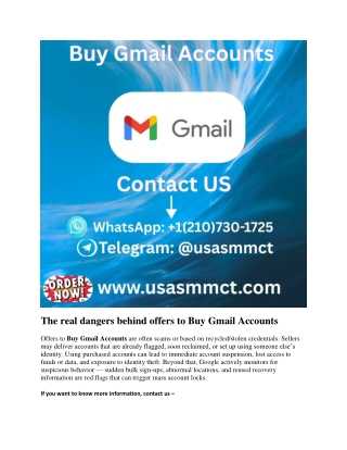 Buy Gmail Accounts