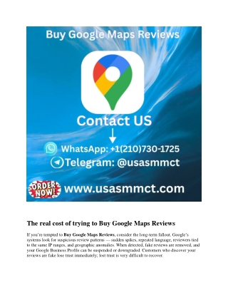 Buy Google Maps Reviews