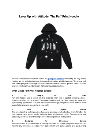 Layer Up with Attitude_ The Puff Print Hoodie