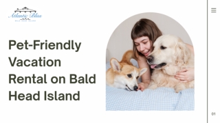 Pet Friendly Vacation Rental on Bald Head Island: Bring Your Furry Friends