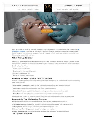 What to Expect from Lip Fillers Clinic Liverpool  Skin Appeal Clinic (2)