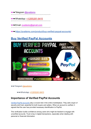 Best 7 Places to Buy Verified PayPal Accounts Safely ...