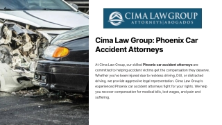 Cima Law Group : Phoenix Car Accident Attorneys