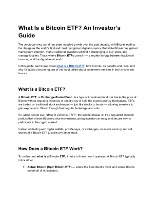 Bitcoin ETF_