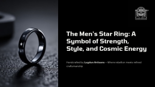 The Men's Star Ring A Symbol of Strength, Style, and Cosmic Energy