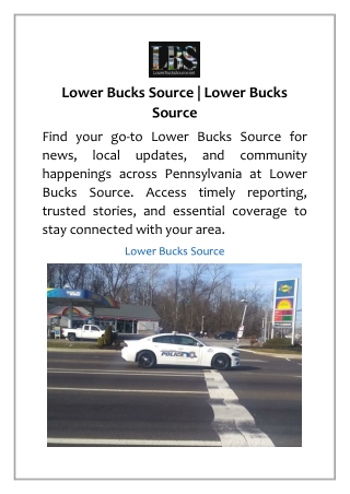 Lower Bucks Source | Lower Bucks Source