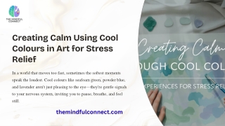 Creating Calm Using Cool Colors in Art for Stress Relief