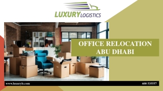 OFFICE RELOCATION ABU DHABI