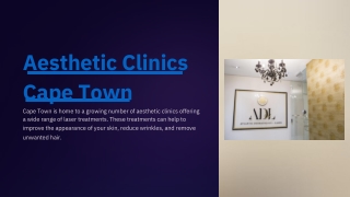 Looking for trusted aesthetic clinics in Cape Town?