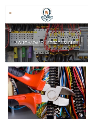 Switchboard Upgrade Sydney