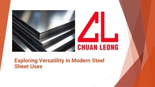 Exploring Versatility in Modern Steel Sheet Uses
