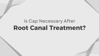 is cap necessary after root canal treatment