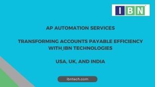 AP Automation Solutions for Error-Free Invoice Processing