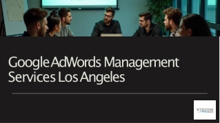 Achieve Digital Success with Trusted Google Adwords Management Services Los Ang