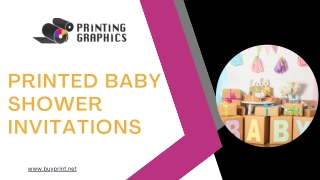 Printed Baby Shower Invitations