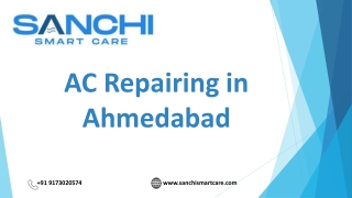AC Repairing in Ahmedabad | Sanchi Smart Care