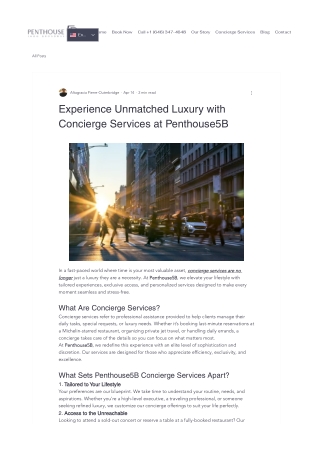 Concierge services
