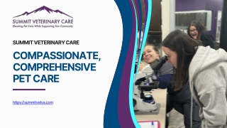 Summit Veterinary Care – Compassionate, Comprehensive Pet Care