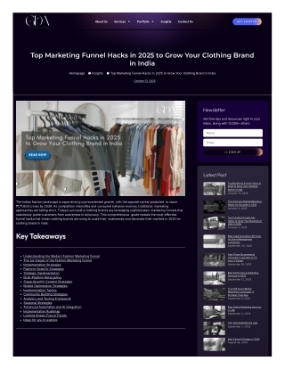 Top Marketing Funnel Hacks in 2025 to Grow Your Clothing Brand in India_