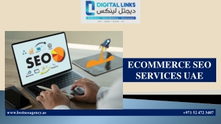ECOMMERCE SEO SERVICES UAE