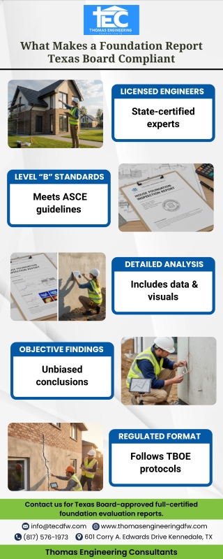 What Makes a Foundation Report Texas Board Compliant
