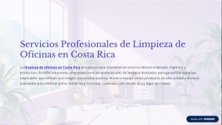 Limpieza de Oficinas en Costa Rica Espacios Impecables con REM Soluciones