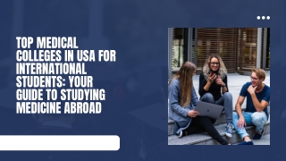 Top Medical Colleges in USA for International Students Your Guide to Studying Medicine Abroad