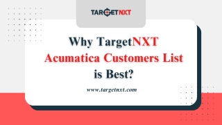 acumatica-customers-list-pptx-targetnxt