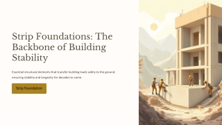 Strip Foundation Engineering Services in London - Book a Free Site Consultation