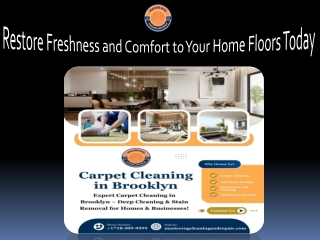 Restore Freshness and Comfort to Your Home Floors Today