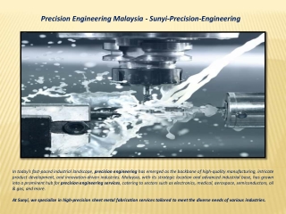 Precision Engineering Malaysia